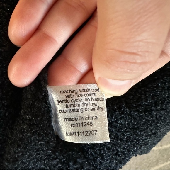 Barefoot Dreams Bamboo ChicLite Black Tunic Length Cardigan - Picture 8 of 8